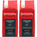 Signature Dark Roast Ground Coffee Blend 32oz Bags Pack of 2 64oz Total