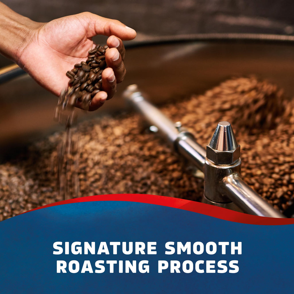 Decaf Medium Roast Ground Coffee Smooth Blend 12oz Bags Pack of 6