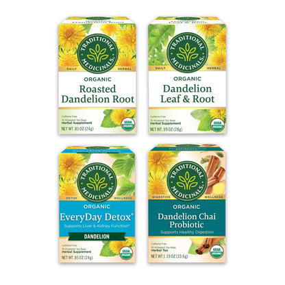 Traditional Medicinals Organic Roasted Dandelion Root Herbal Tea