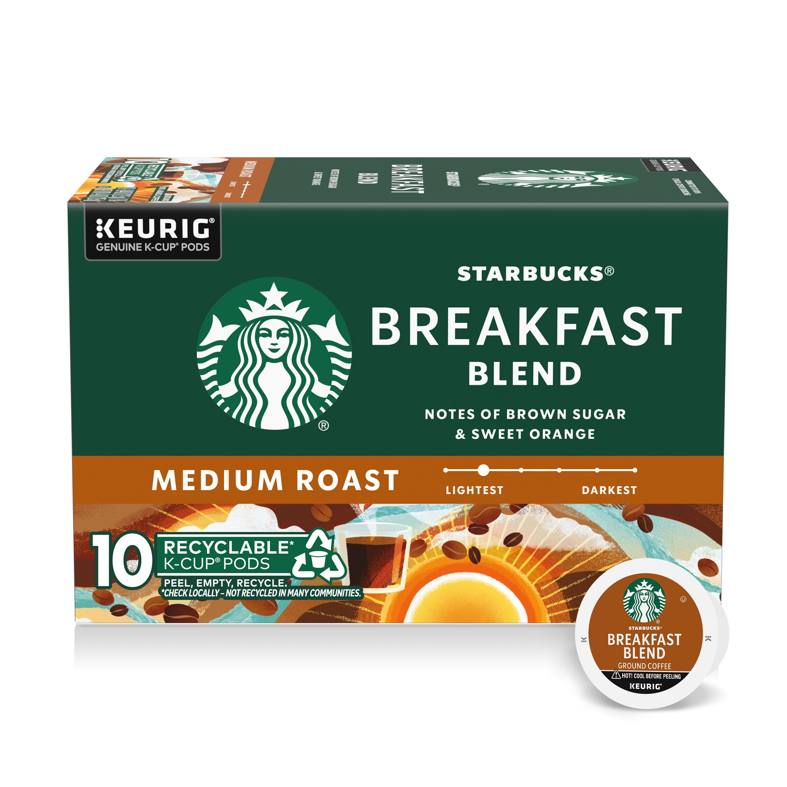 STARBUCKS 2 caffeinecapsuleboxkeurigmedium roast