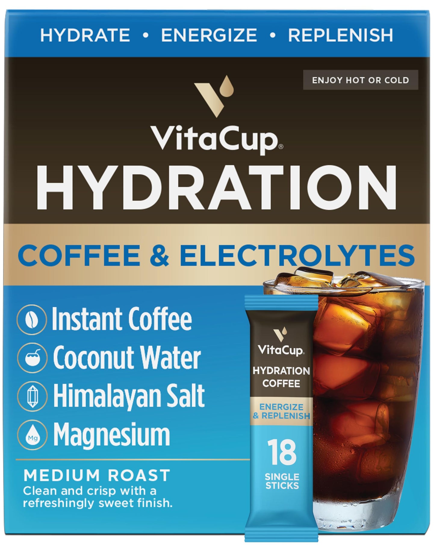 VitaCup Instant Coffee Sticks