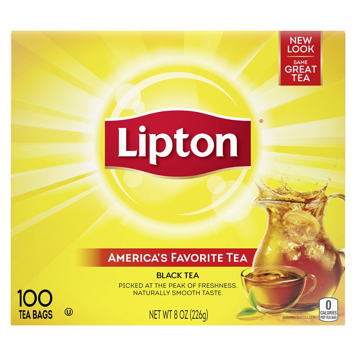 Lipton Tea Bags For A Naturally Smooth Taste Black Tea Iced or Hot Tea