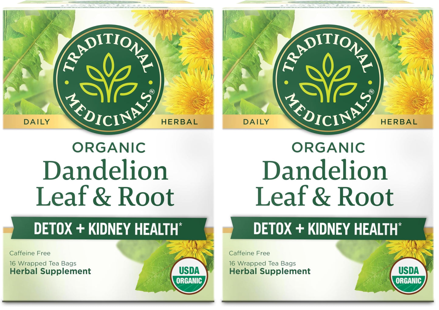 Traditional Medicinals Organic Roasted Dandelion Root Herbal Tea