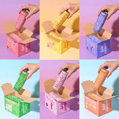 Mocktail Flavored Non Alcoholic Drink Real Juice Canned Cocktail Mixer Vegan Gluten Free 12oz Cans