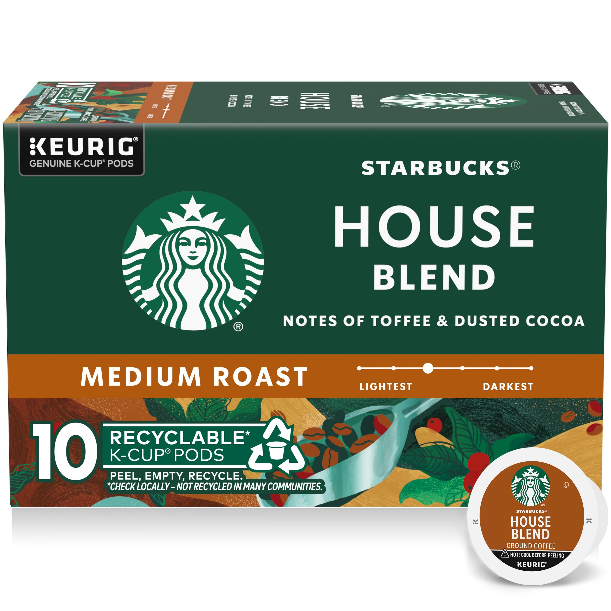 STARBUCKS 2 caffeinecapsuleboxkeurigmedium roast
