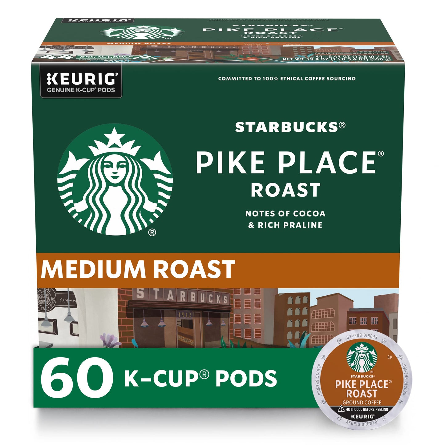 STARBUCKS 2 caffeinecapsuleboxkeurigmedium roast