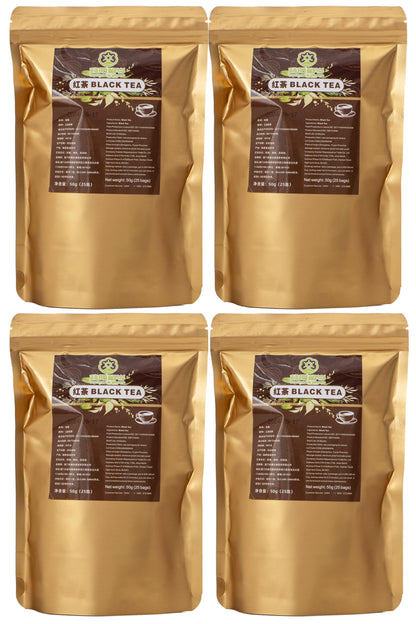 FORESUN & PLUM GARDEN Black Tea Bags Original, Naturally Black Tea Bags 25 Count
