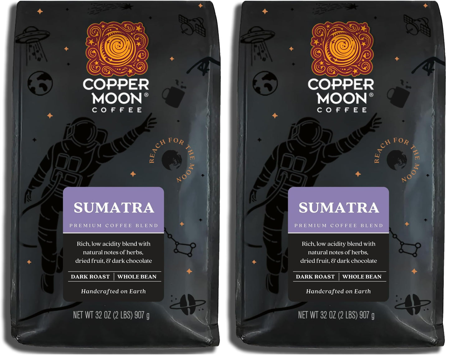 Copper Moon Dark Roast Whole Bean Coffee 1