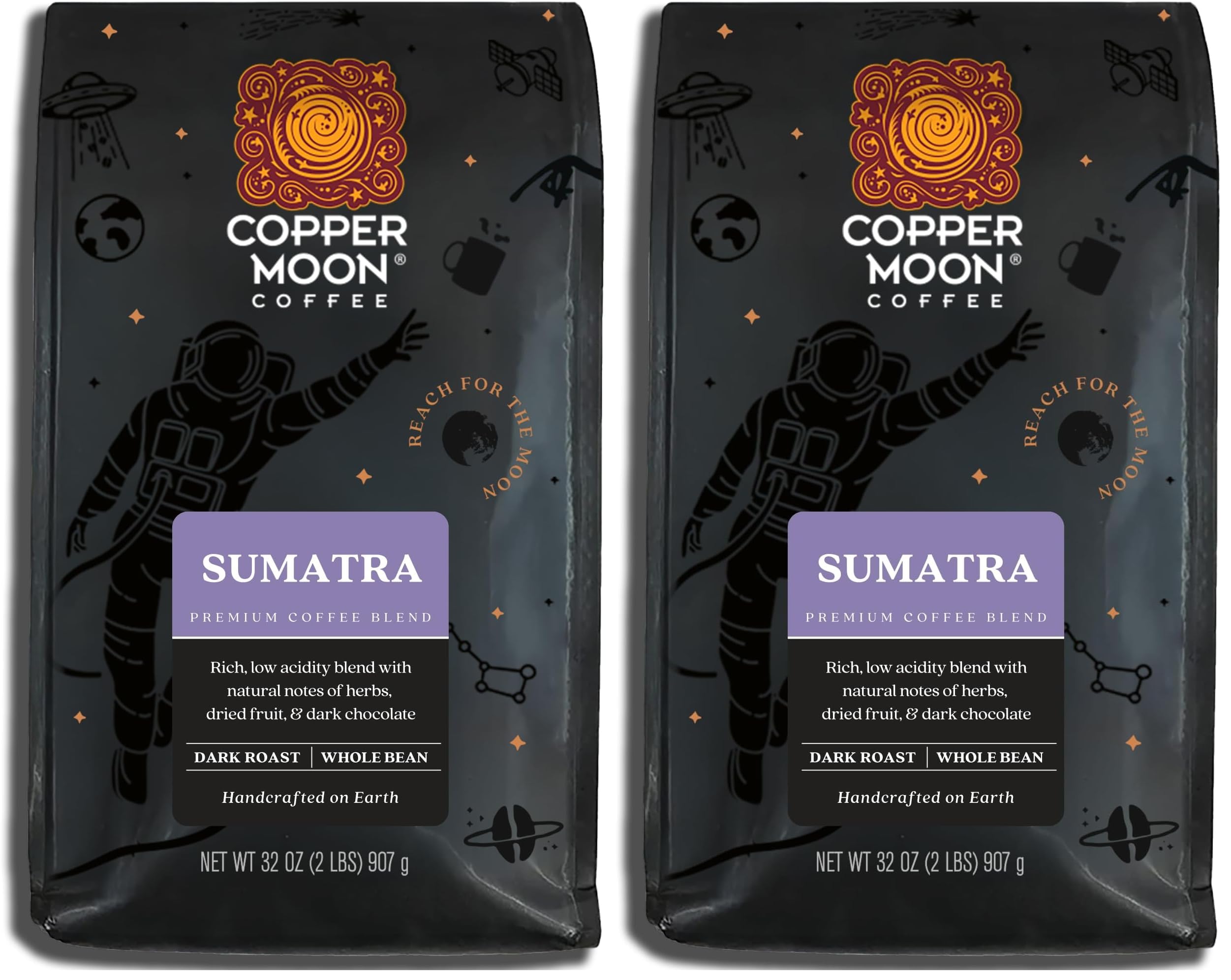 Copper Moon Dark Roast Whole Bean Coffee 1
