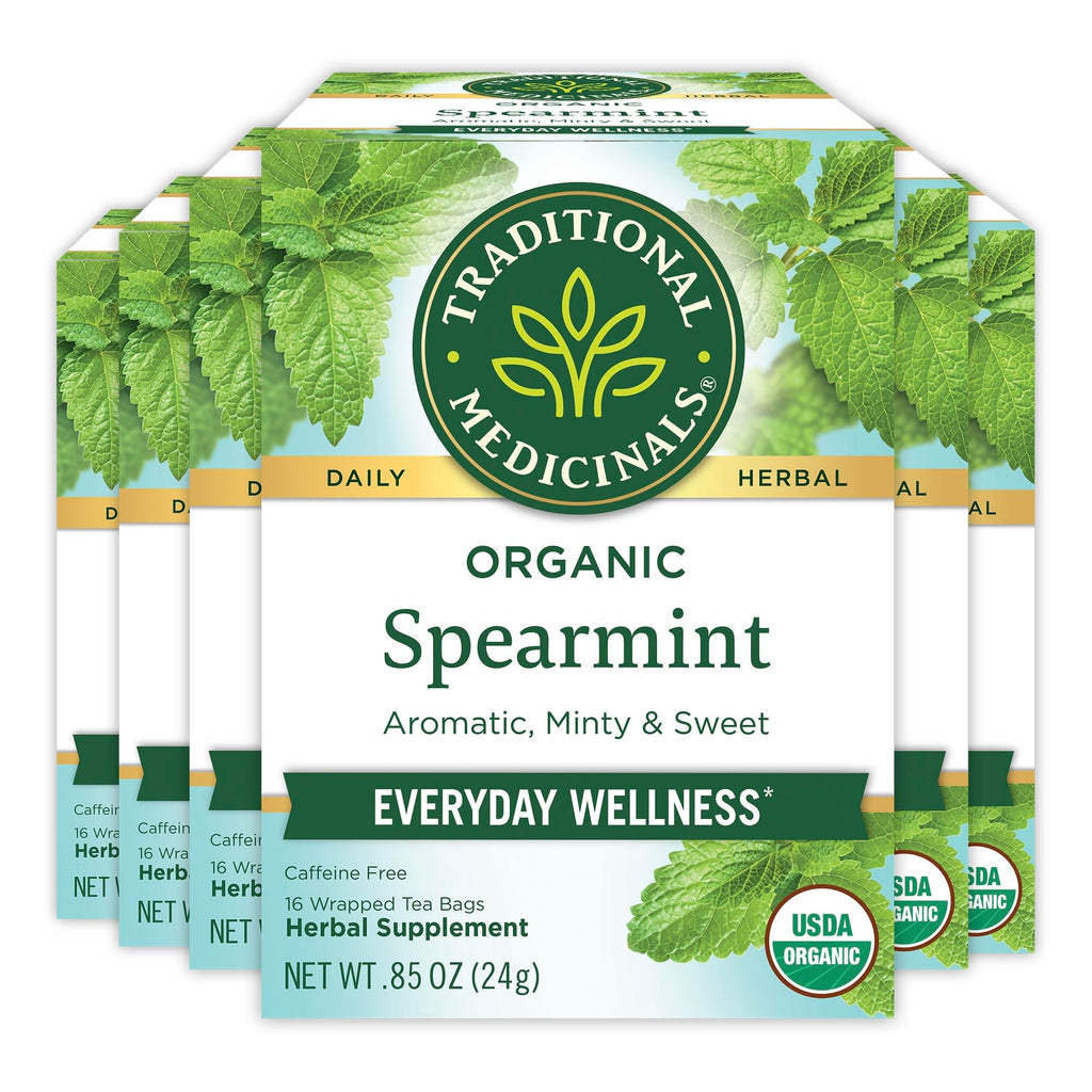 Traditional Medicinals Organic Daily Wellness Tea Collection, 96 Tea Bags (Pack of 6)