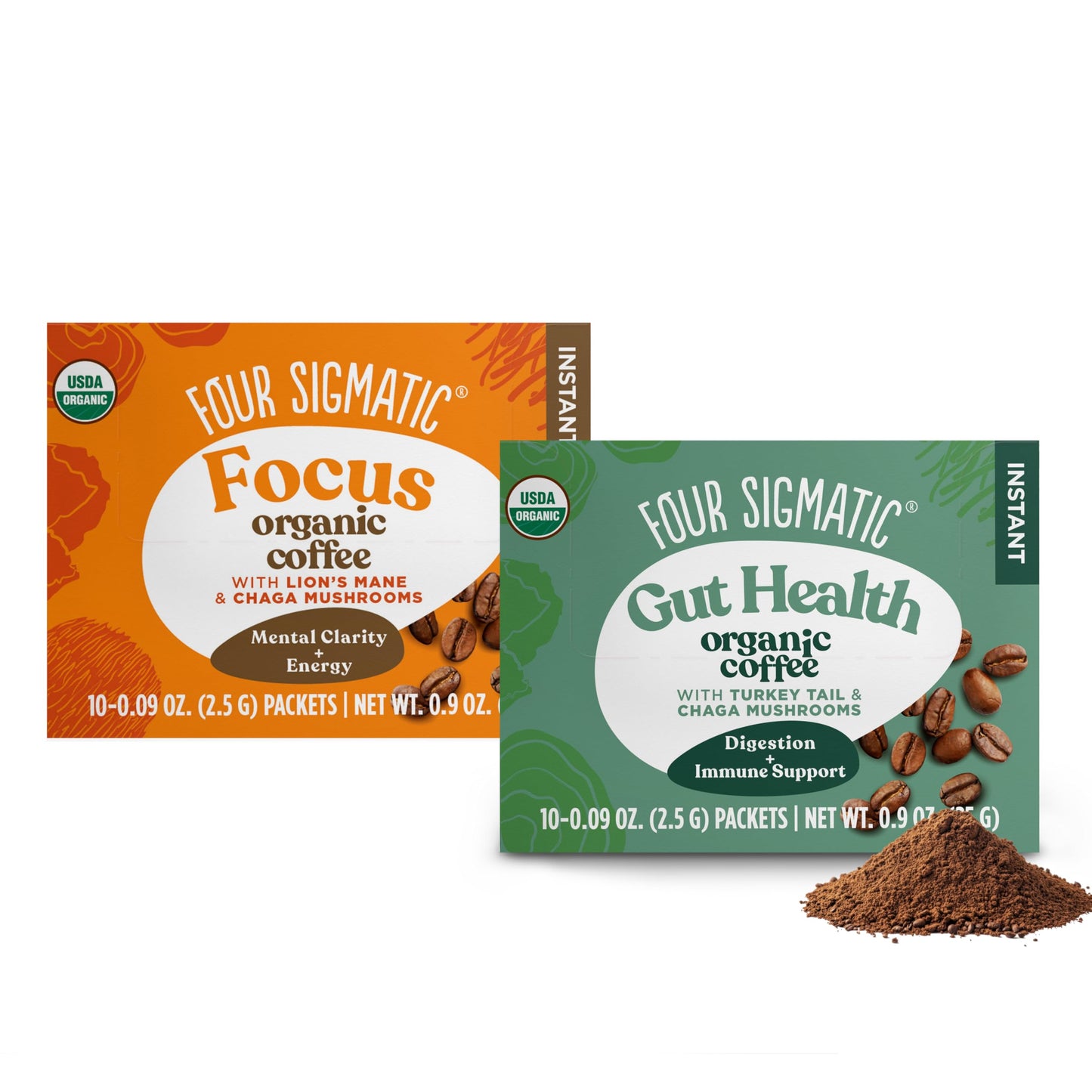 Four Sigmatic Mushroom Coffee Mix Lion's Mane, Chaga & Cordyceps
