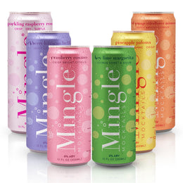 Mocktail Flavored Non Alcoholic Drink Real Juice Canned Cocktail Mixer Vegan Gluten Free 12oz Cans