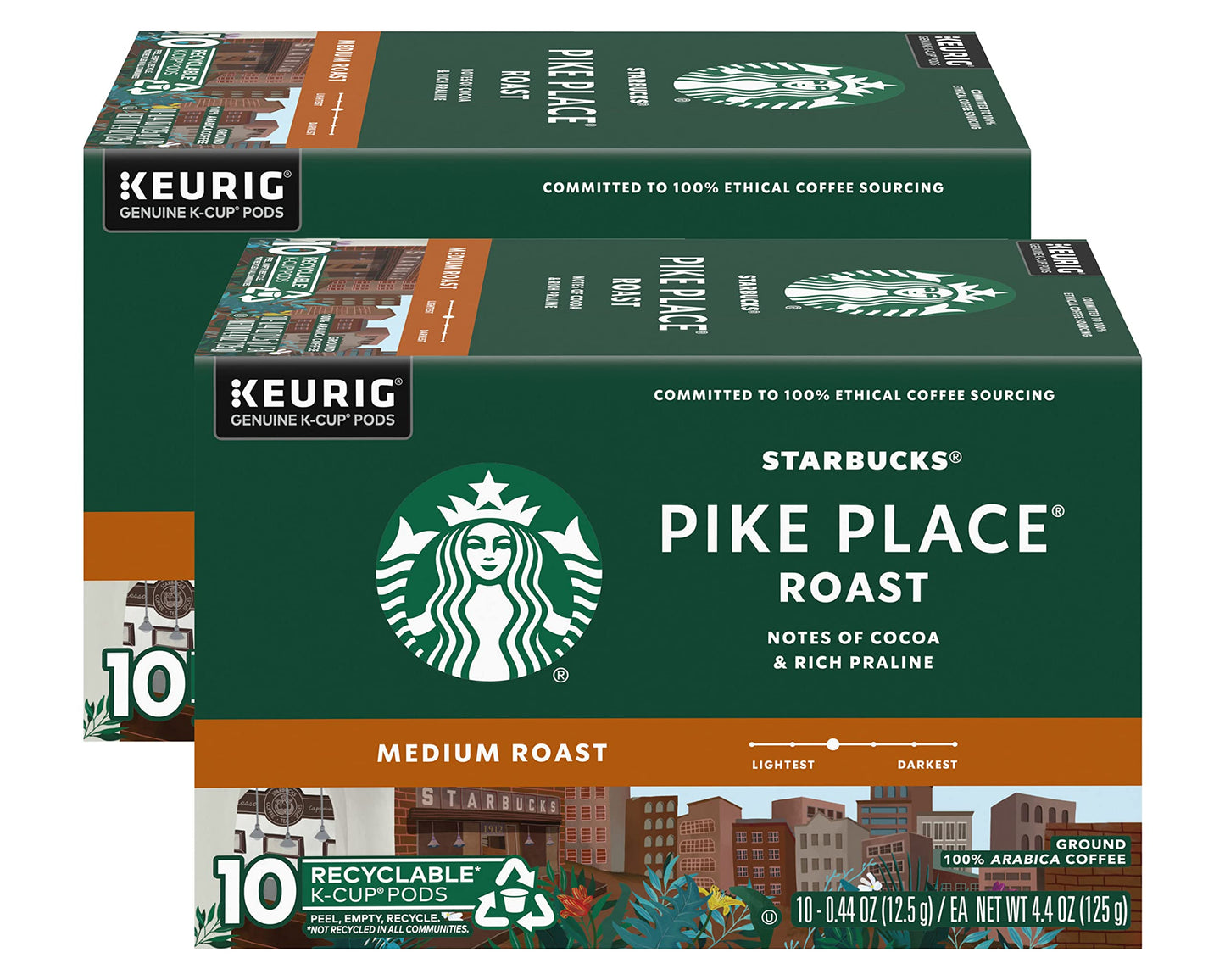 STARBUCKS 2 caffeinecapsuleboxkeurigmedium roast