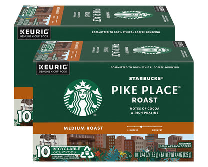 STARBUCKS 2 caffeinecapsuleboxkeurigmedium roast