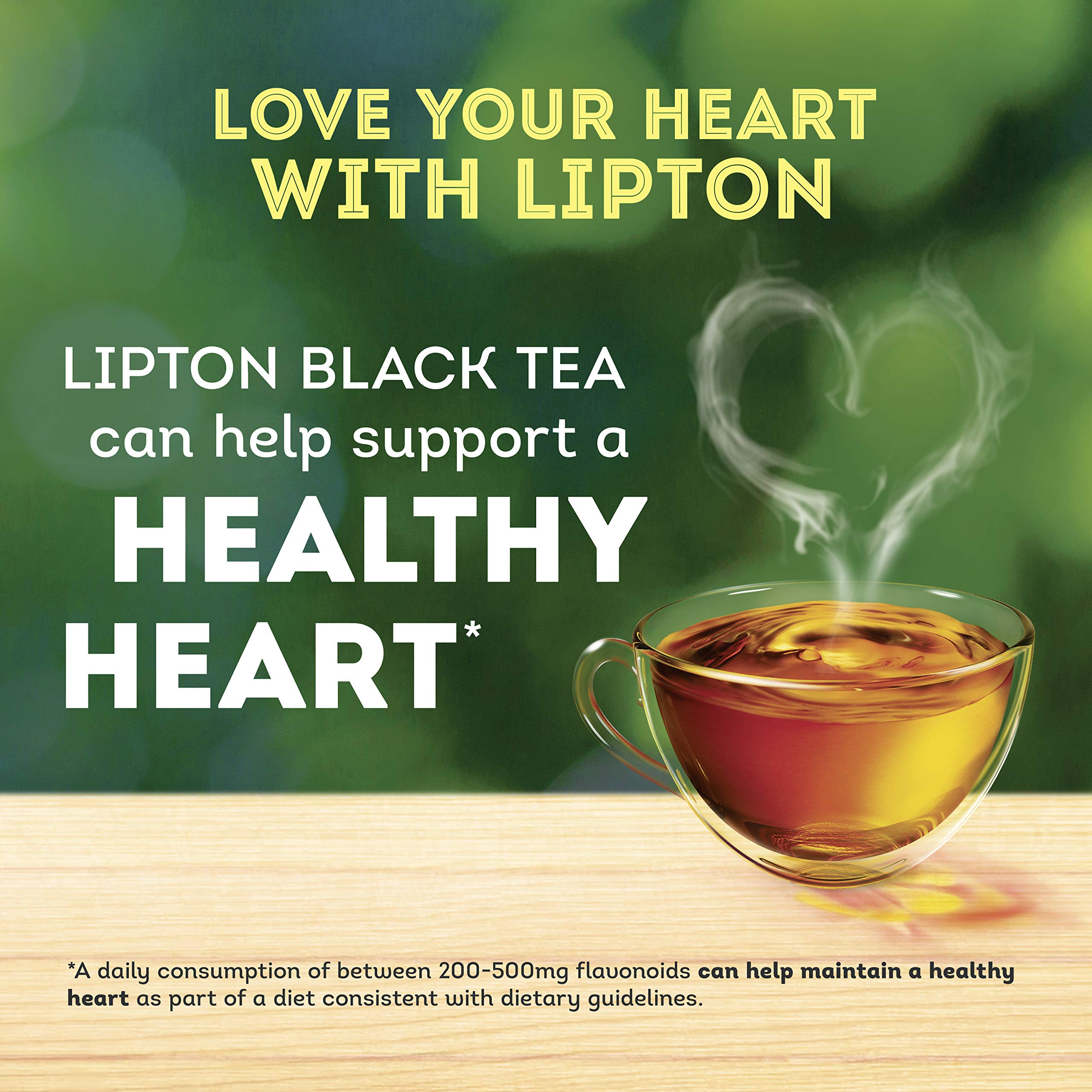 Lipton Tea Bags For A Naturally Smooth Taste Black Tea Iced or Hot Tea