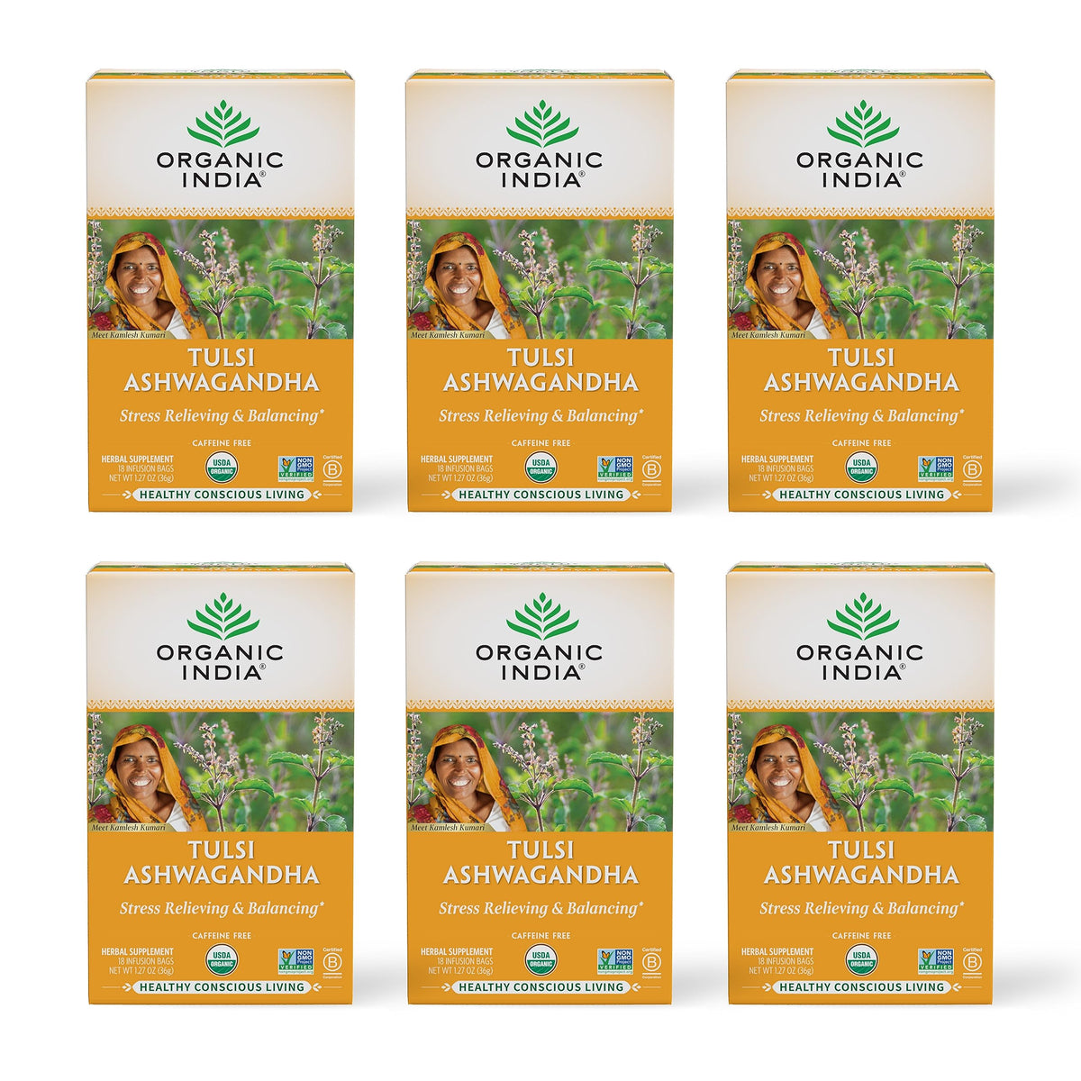 Organic India-Tea-6Packs